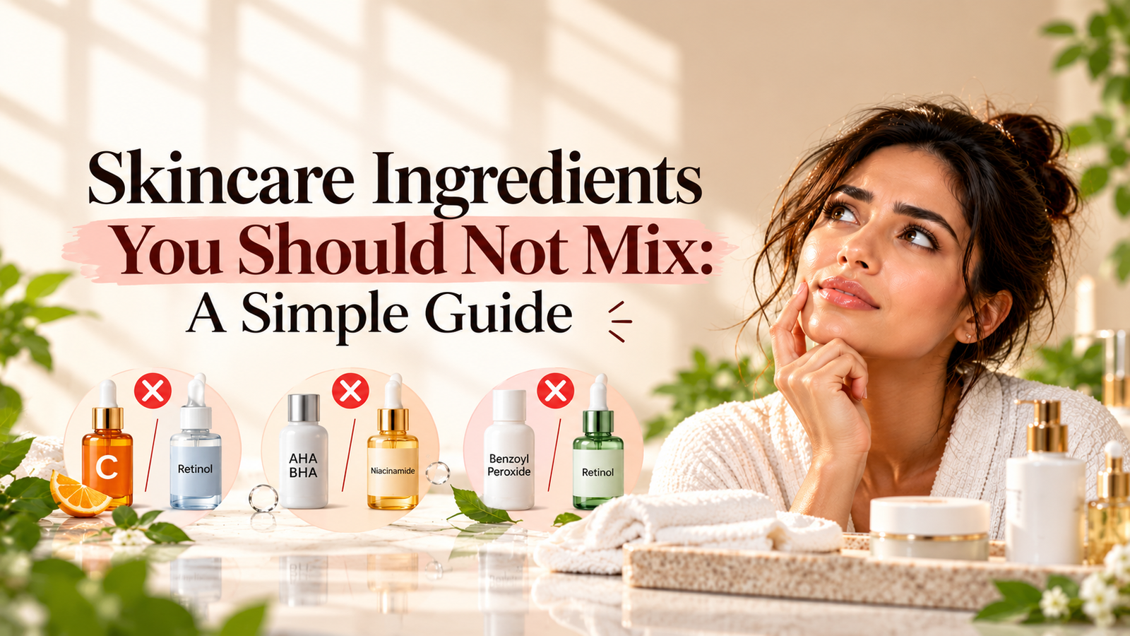 Skincare Ingredients You Should Not Mix: A Simple Guide