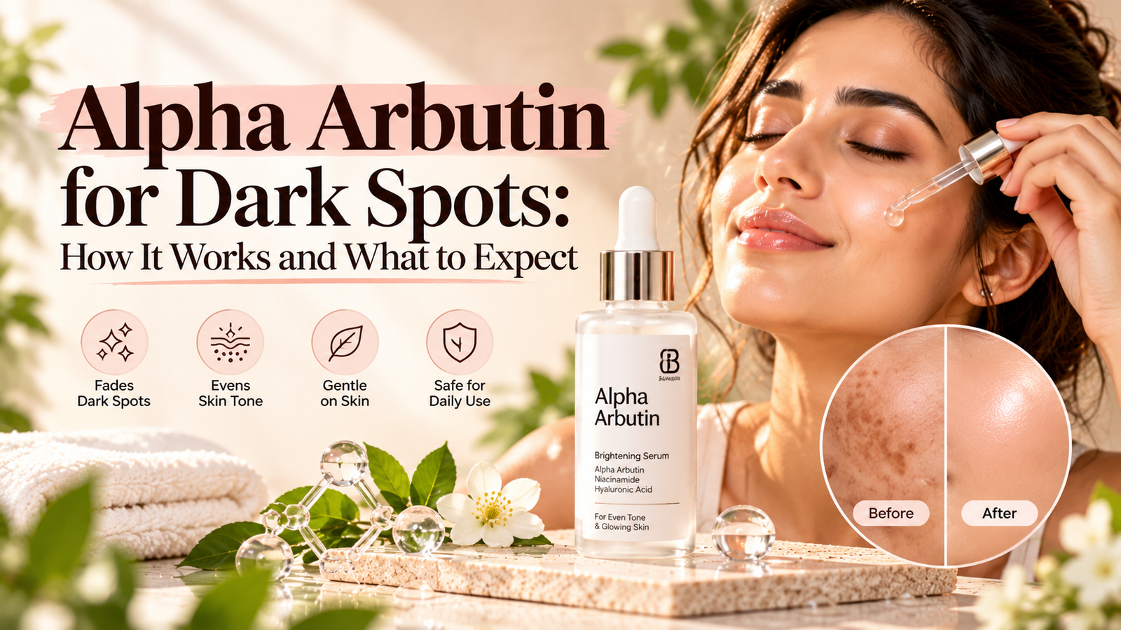 Alpha Arbutin for Dark Spots: How It Works and What to Expect
