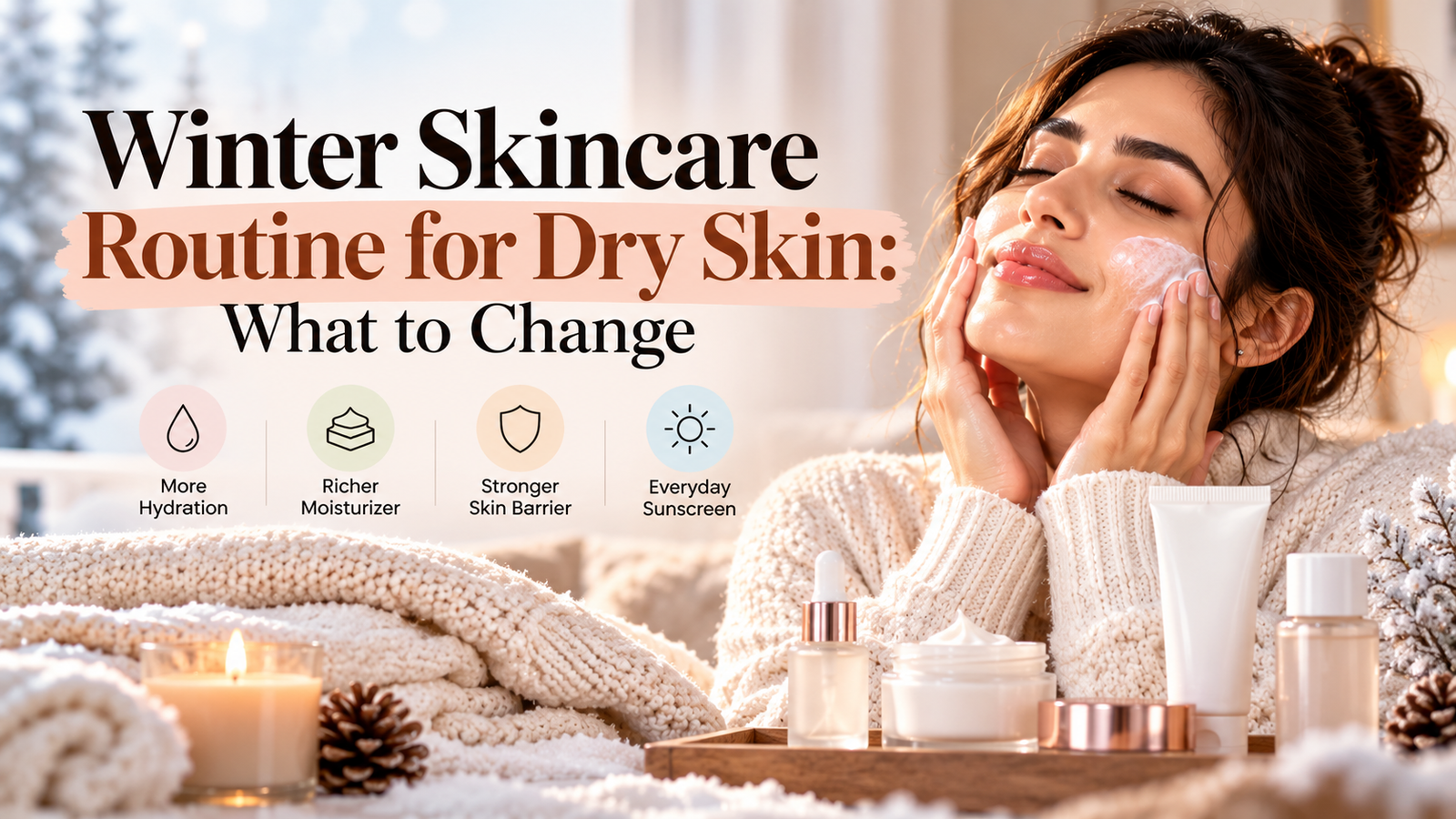 Winter Skincare Routine for Dry Skin: What to Change