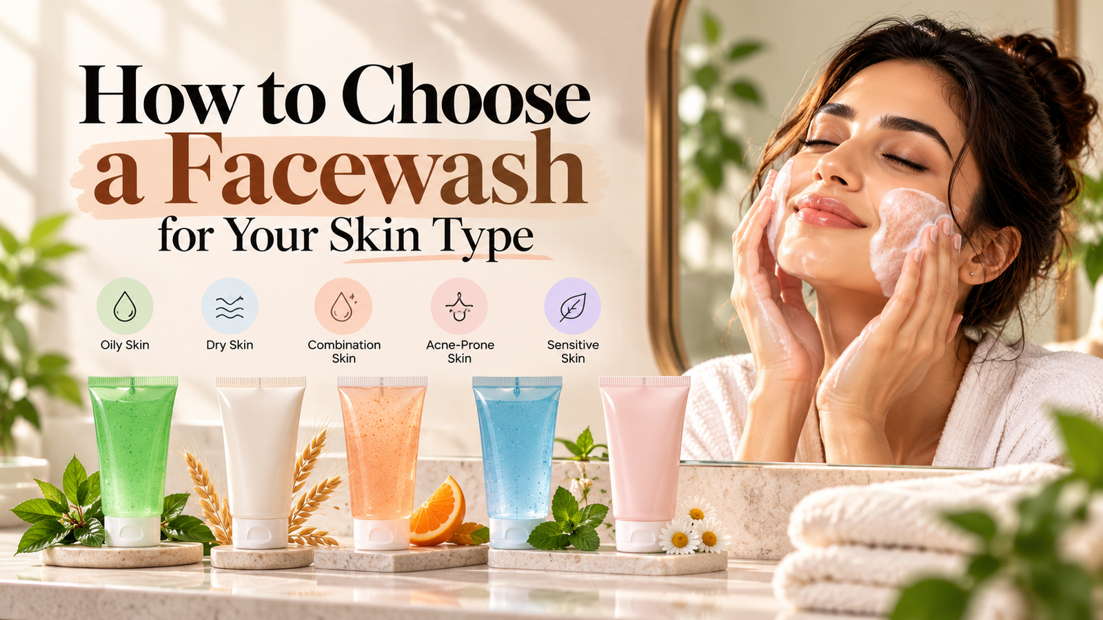 How to Choose a Facewash for Your Skin Type