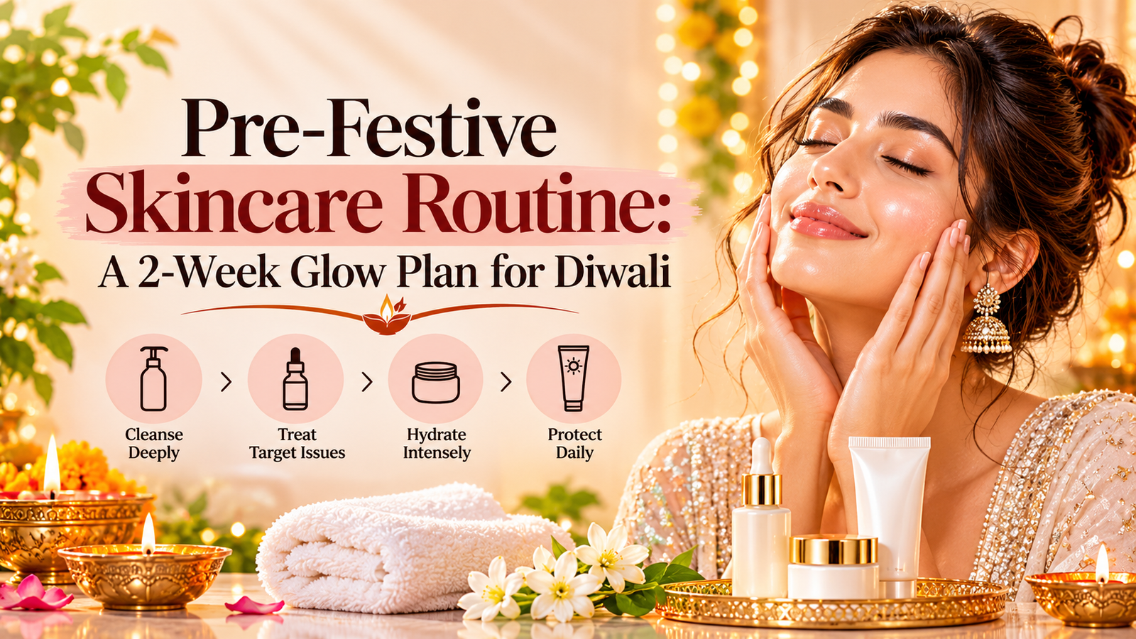 Pre-Festive Skincare Routine: A 2-Week Glow Plan for Diwali