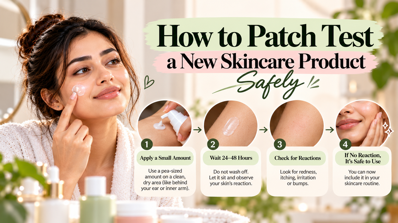 How to Patch Test a New Skincare Product Safely